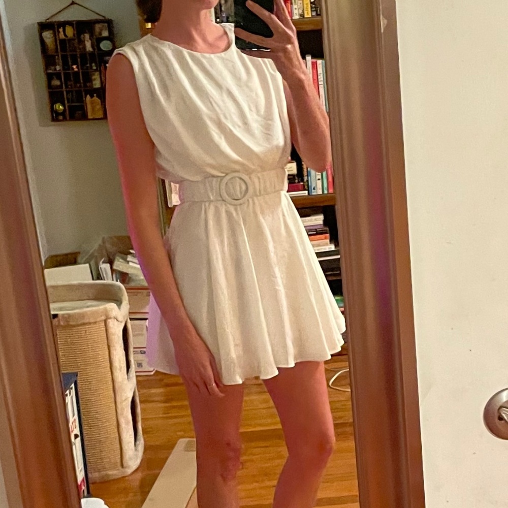 Mustard Seed ivory dress, size small, EUC